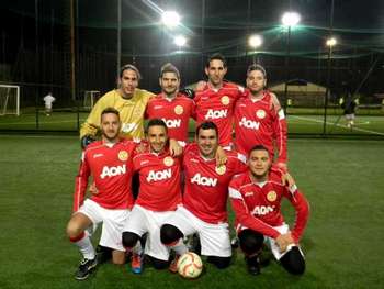 La squadra del Manchester United