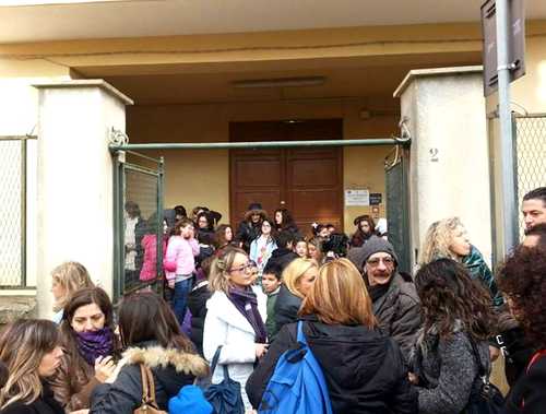 Un momento della manifestazione (foto Grisì Web) manifestazione grisi