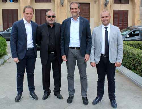 Piero Capizzi con la sua squadra assessoriale