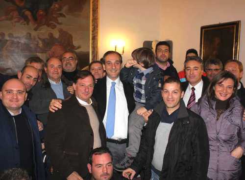Il gruppo Capizzi il giorno della presentazione del simbolo di Alternativa Civica