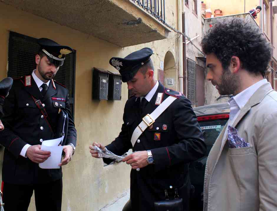 I rilievi effettuati dai carabinieri