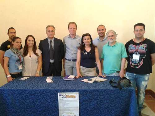 Un momento della conferenza stampa