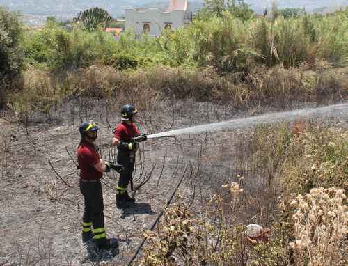 Vigili del Fuoco in azione in via Santa Liberata