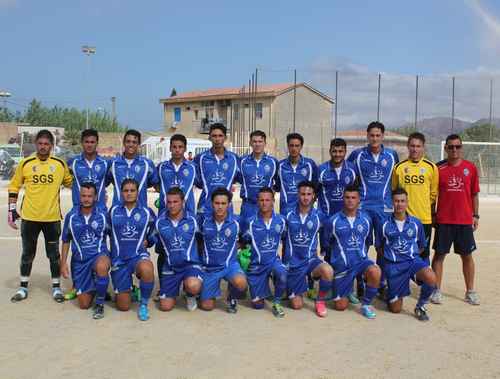 La squadra del Monreale che ha giocato contro la Parmonval