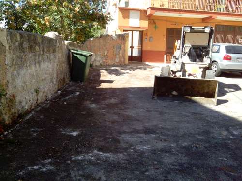 La ruspa in via San Martino oggi