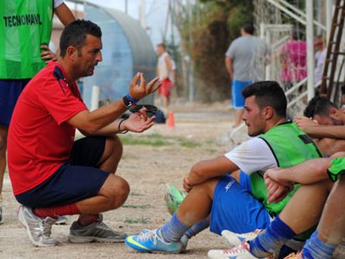 Mister Luca Russotto durante un allenamento
