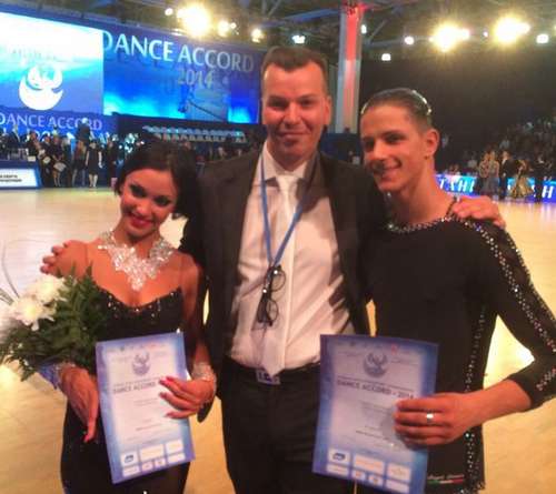 Federica Cillari, il maestro Lorenzo Lo Presti e Salvatore Termini