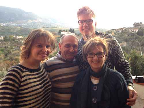 Michael ed Ewa Yaworski con Nino e Mariella Casamento