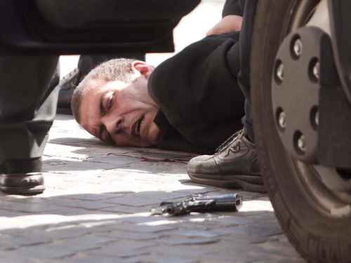 Luigi Preiti al momento dell'arresto