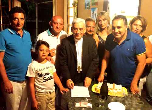 Un momento della festa di fine anno