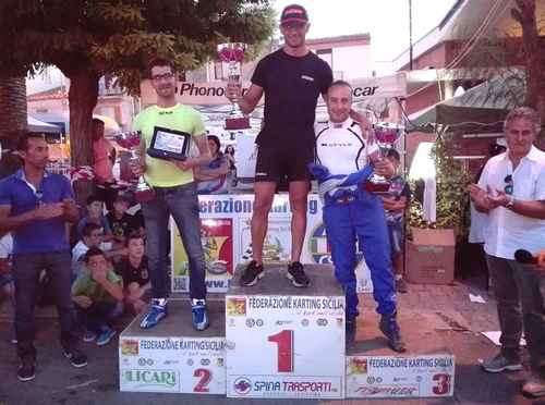 Ferreri sul gradino più alto del podio
