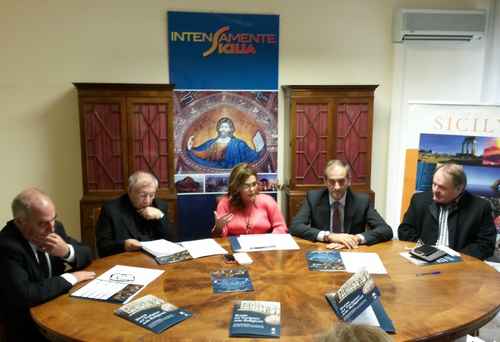 Un momento della conferenza stampa