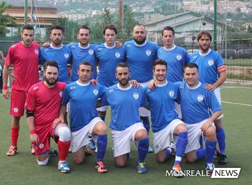 La formazione del Monreale calcio a 5 che ha affrontato il Prizzi