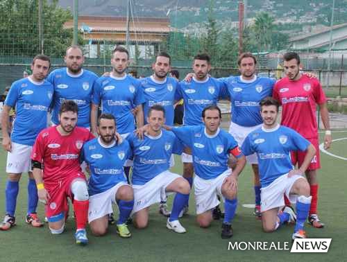 La formazione del Monreale calcio a 5 che ha affrontato l'Emyr Misilmeri