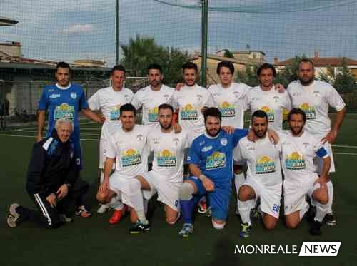 La formazione del Monreale calcio a 5 che ha giocato contro il Capaci
