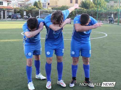 I giocatori del Monreale calcio a 5 ballano la Dab Dance