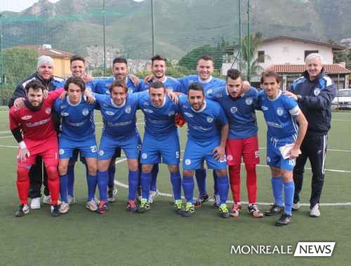 La squadra del Monreale che ha battuto la Diemme Capaci