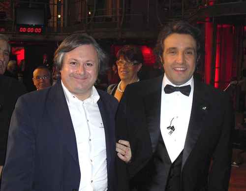 Giuseppe Li Causi e Flavio Insinna