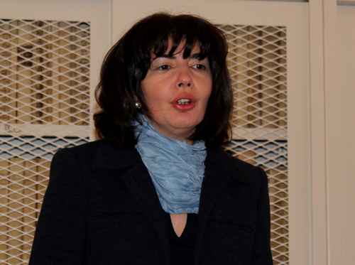L'assessore alla Pubblica Istruzione, Lia Giangreco