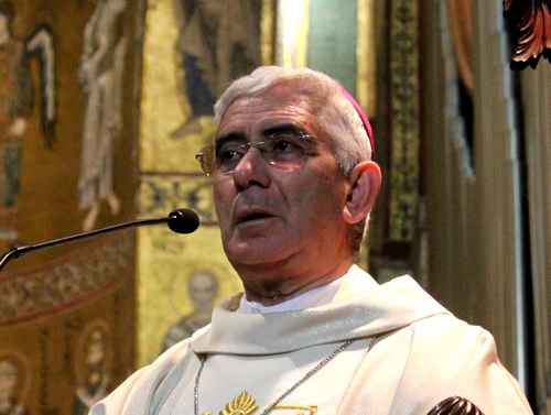 L'arcivescovo di Monreale, monsignor Michele Pennisi