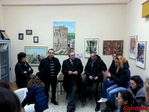 Un momento della riunione (foto Giordano)