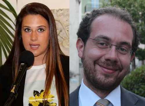 I consiglieri comunali Chiara Sanfilippo e Giuseppe La Corte