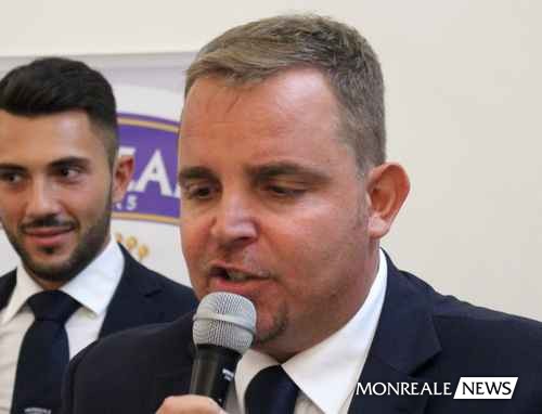 Il diesse del Monreale calcvio a 5, Tony Sabella
