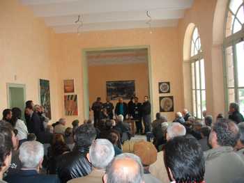 Un momento dell'assemblea di ieri