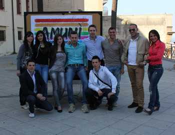 Il gruppo dell'associazione Amunì