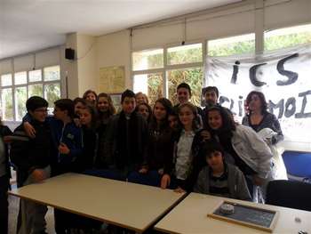Foto di gruppo per i ragazzi della Guglielmo