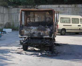Il mezzo Ato bruciato