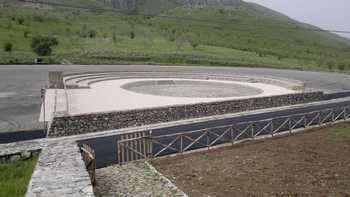 L'area riqualificata di Portella della Ginestra