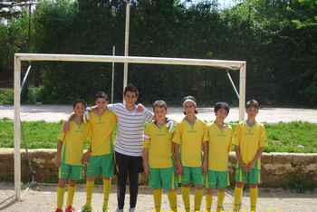 La squadra dell'Atletico Pioppo