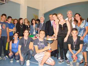 Foto di gruppo durante la cerimonia
