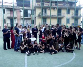 Un momento della premiazione