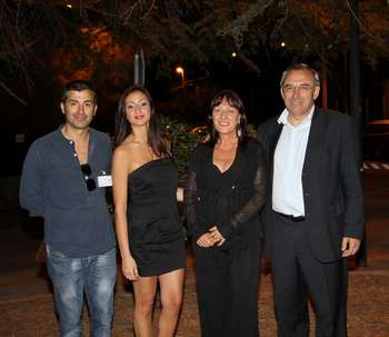 Da sinistra: Salvo Cottone, Angelica Termini, Rosanna Bosco e il sindaco Filippo Di Matteo