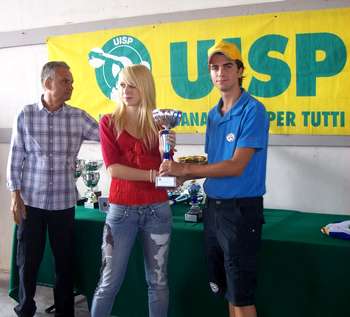 La premiazione di Alberto Versaci nel 2009