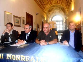 Un momento della conferenza stampa