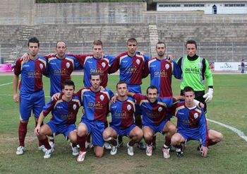 La squadra del Monreale scesa in campo ad Alcamo
