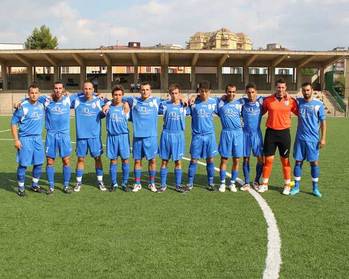 La formazione del Monreale scesa in campo contro la Sancataldese