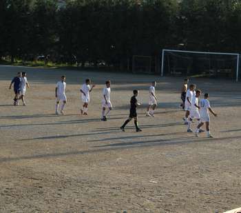 I giocatori del Monreale dopo la partita con la Parmonval di mercoledì