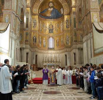 La cerimonia di ammissione dei catecumeni