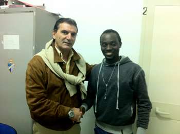 Il DS del Monreale, Natale Picano e Kumbi Umar Yusuf