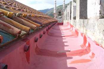 Il tetto del Duomo interessato dalle infiltrazioni
