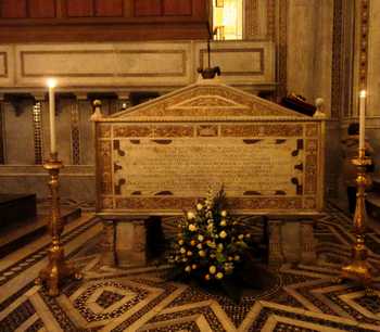 La tomba di Guglielmo II in cattedrale