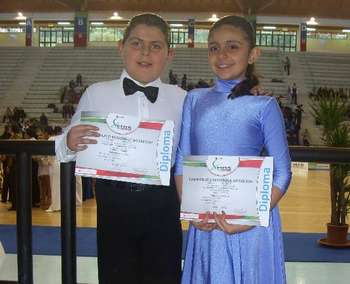 I piccoli ballerini Massimo Madonia e Katia La Mantia