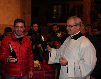 Il momento dell'inaugurazione