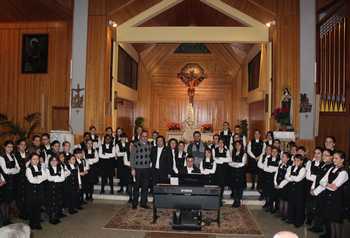 Il coro delle voci bianche del conservatorio 'Bellini'