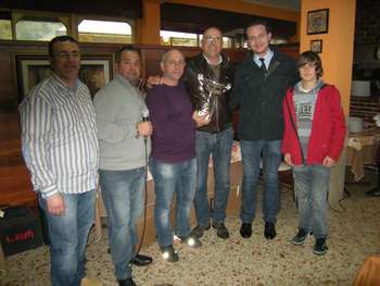 Un momento della premiazione