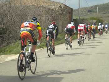 Alberto Varsaci in azione col numero 91